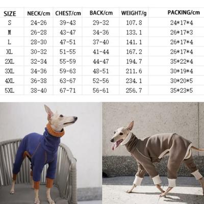 New Winter Dog Clothes Coat Slightly Elastic High Neck Little Lingti Huibit Clothes Warm Base Puppy Jacket Dog Jumpsuit Gift