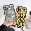 CJ22 Camouflage Art Soft Shell Phone Case for Samsung Galaxy S20 S21 S22 Ultra FE + Plus A21S A22 A24 A25 A26 A30 A30S A31