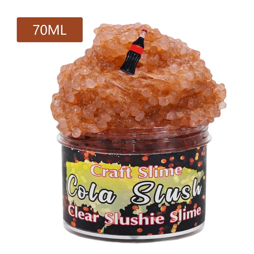 Cartoon Festive Jelly Crystal Mud, Colorful Cloud Fluffy Slime Foam Putty, Creative DIY Assembly Handmade Craft, Holiday Stress Relief Gift Present