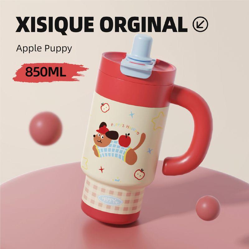 Large-Capacity Thermos Cup for Women, Good-Looking Ice Cup, Portable Car Coffee Cup, Cute Sports Water Bottle, Tea Cup