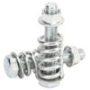 Exhaust Spring Bolt Nut M10x1.25 Tight Fixation Noise Reduction Manifold Bolt Kit for Exhaust Pipe Repair