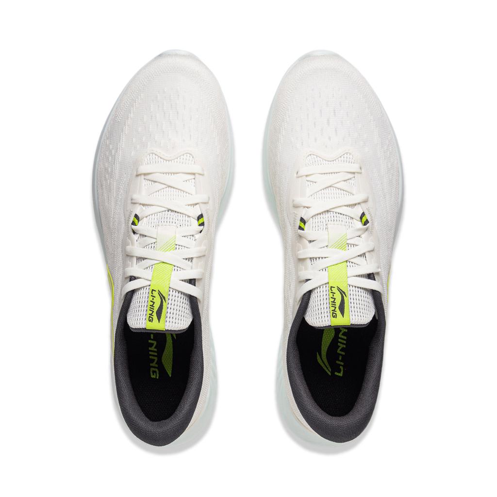 New LiNing Qingyi Cushioning, Slip Resistant, Lightweight Low Top Running Shoes Men's Ivory ARSV029-3