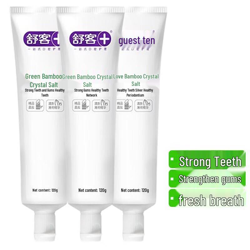 

Saky Green Bamboo Crystal Salt Toothpaste (3x120g)