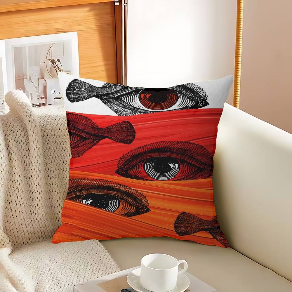 

A-Abstract Eye Shapes Hand Moon Pillow Anime Pillow Sofa Bed Head Pillow Cover Cushion Cover 45x45 cm Fashion 12x12Inch