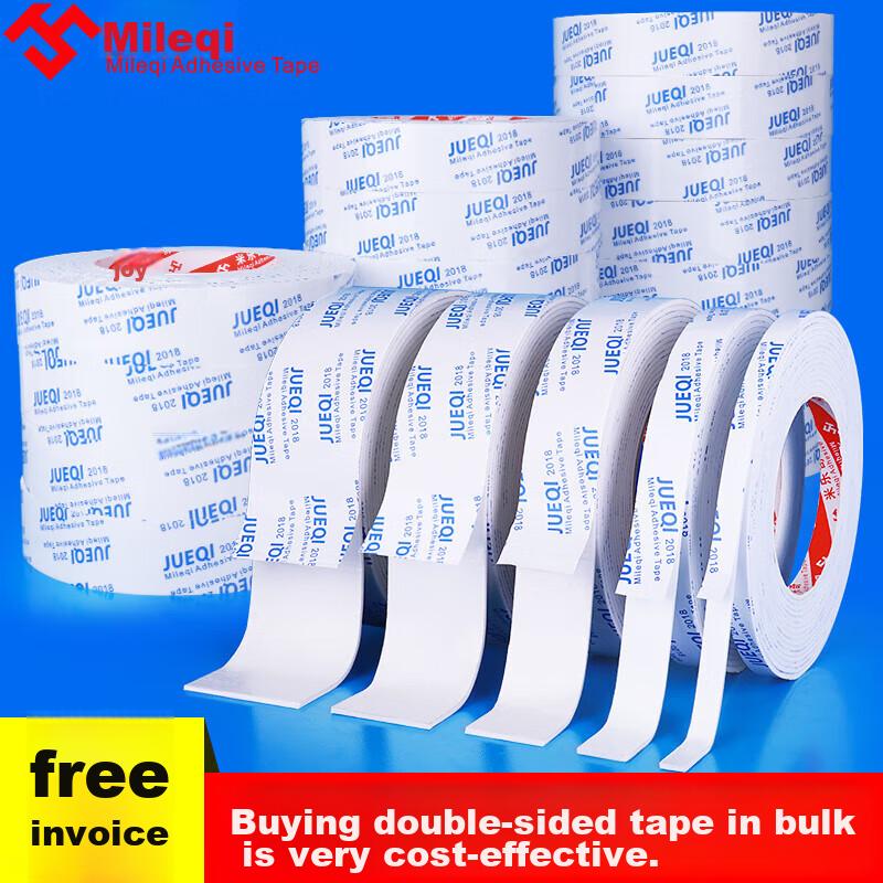Double-Sided Foam Tape, for Car Interior Decoration, Wall Stickers, Sponge Double-Sided Tape Strip, 40MM Wide x 5 Meters x 2MM Thick (2 Rolls)