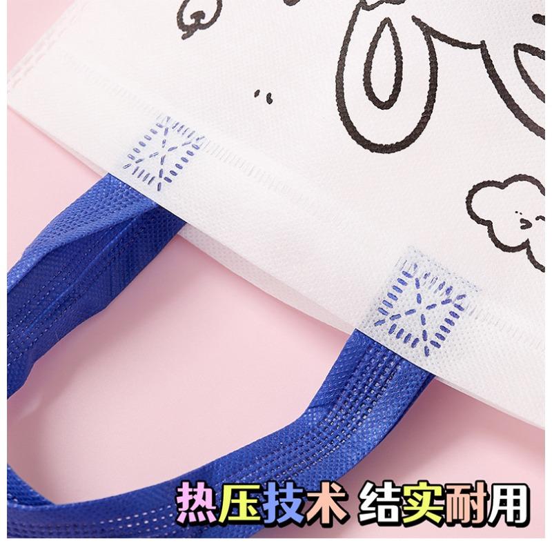 Diy Blank Non Woven Tote Bag For Kids Graffiti Hand Coloring Art Craft