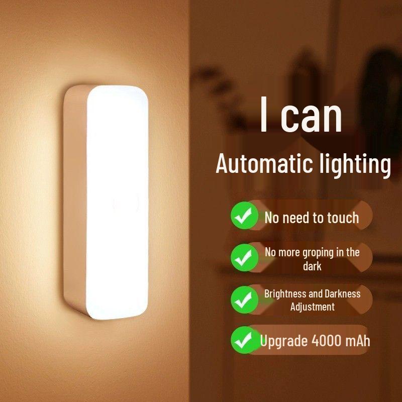 Intelligent Automatic Night Light - Super Bright for Toilet, Corridor, Dormitory, Household - Human Motion Sensor, Plug-in
