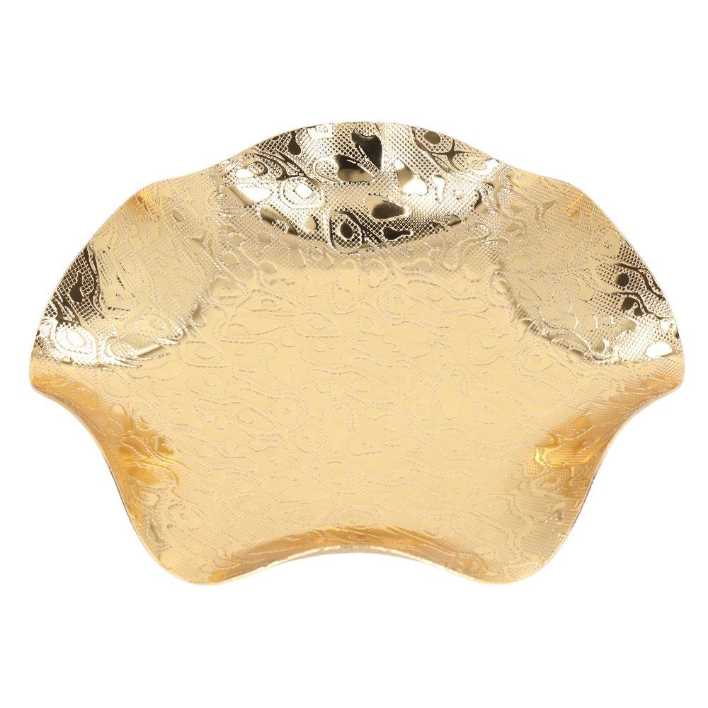 Smooth Surfaces Gold Fruit Bowl Gold Decorative Tray Fruit Bowls Fruit Basket For Kitchen