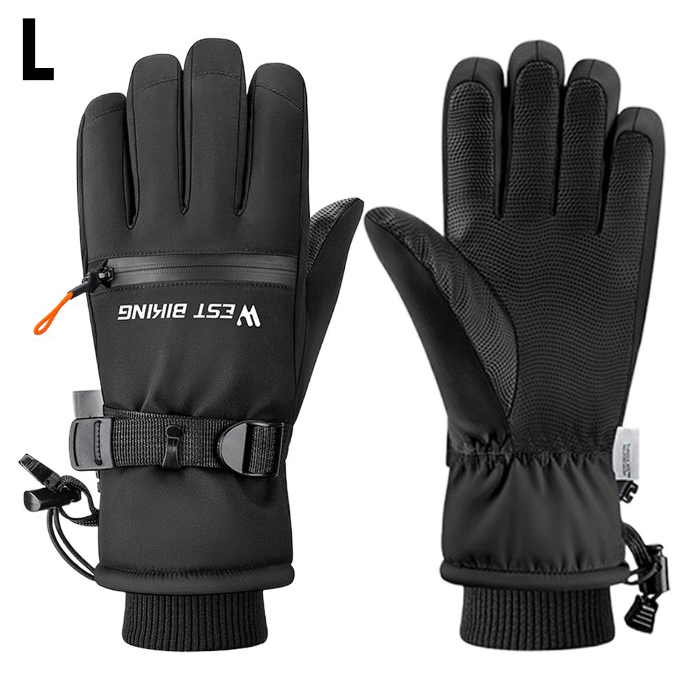 New Winter Outdoor Waterproof Pocket Warm Men's and Women's Gloves Cycling Gloves Non Slip Skiing Gloves Ski Board Accessories