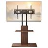 Perlegear TV Wall High TV TV Wall Compatible with Load Capacity 12th Tier Height Swivels Left and Right 20 Woodgrain Brown PGFS10 Stand, Mounted,