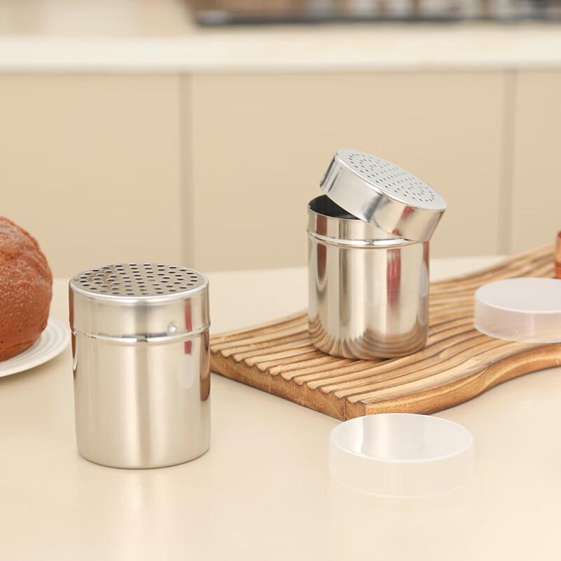ZISIZ Stainless Steel Spice Shaker Set