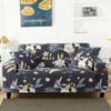 S-emiga Floral Printed Sofa Covers for Living Room Elastic Stretch Slipcover Sectional Corner Sofa Covers 1/2/3/4-seater