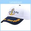 Letter Navy Embroidered Captain Baseball Cap Summer Outdoor Travel Sports Hat