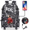 Large Capacity Schoolbag with Shoulder Strap; Student Three-piece Pencil Case Set