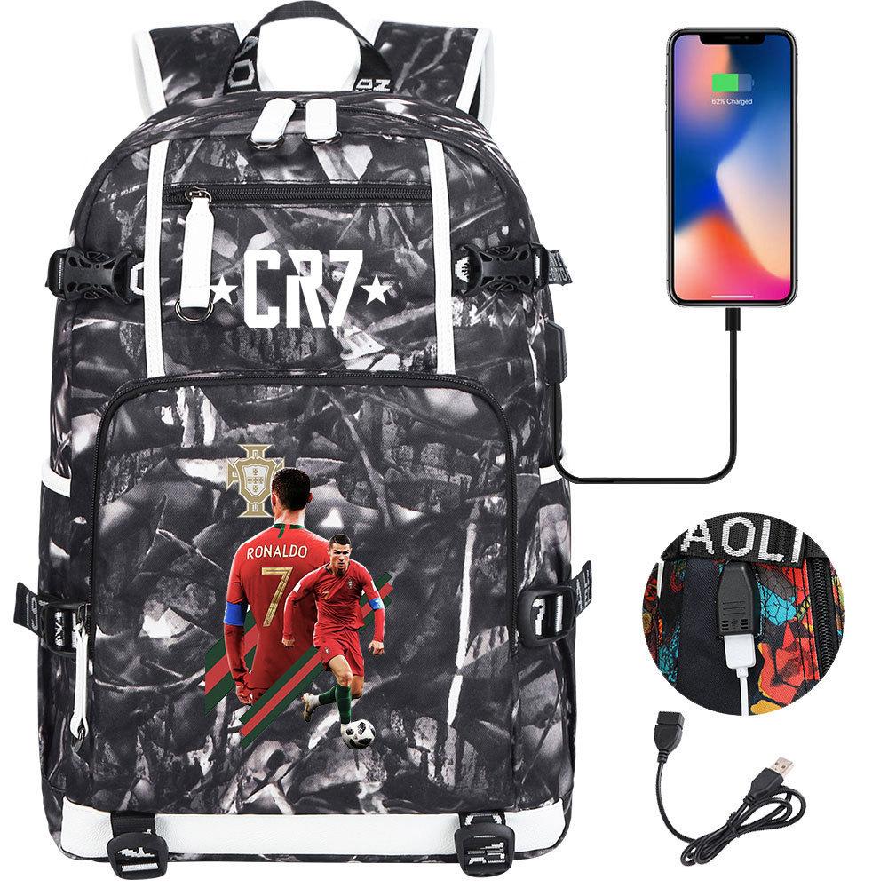 Large Capacity Schoolbag with Shoulder Strap; Student Three-piece Pencil Case Set