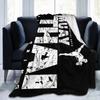 Muay Thai Brazilian Jiu-jitsu Flannel Throw Blanket Boxing Wrestling Bedding Knitted Blanket Travel Super Soft Portable Quilt