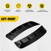 2PcsCover Accessories Car Glossy Black Side Air Vent Wing Trim Universal Fender