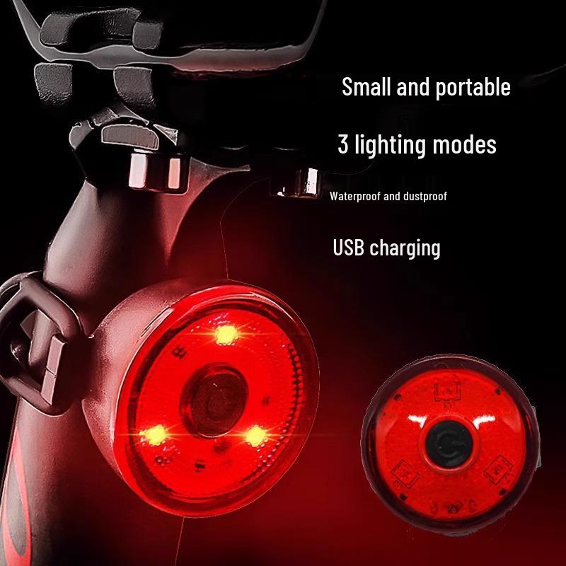 

Kids Mountain Bike Rear Flashing Light – Rechargeable Night Riding Warning Light