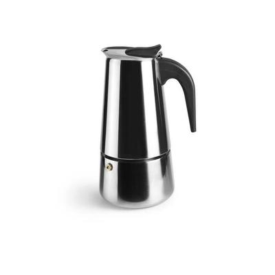 Moka Espresso Coffee Maker - Ibili - 10 Cups - Stainless Steel - Induction Compatible - 460 Ml