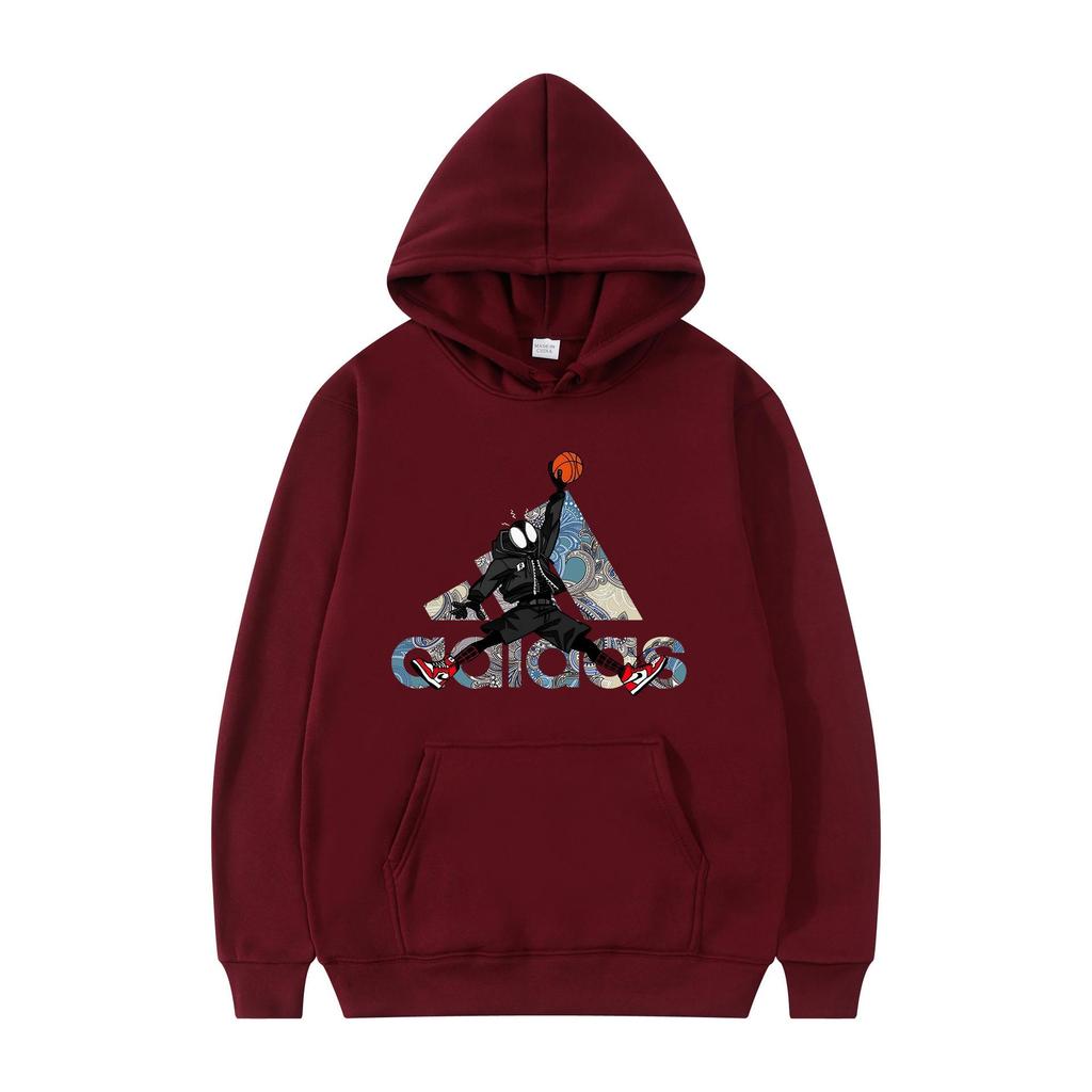 Unisex Spring/Autumn AD Logo Hooded Sweatshirt Fashion Sport Casual Top