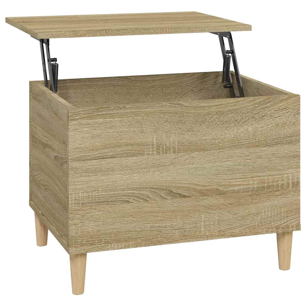 Coffee Table Sonoma Oak 60 X 44.5 X 45 Cm Particleboard