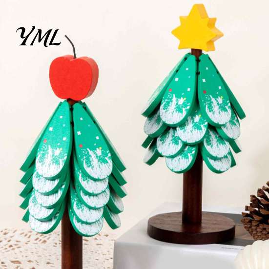 Multifunctional Wooden Placemat for Restaurant Tree-Shaped Trivets with Storage Stand, Collapsible Heat Resistant Rustic Table Protector Dining
