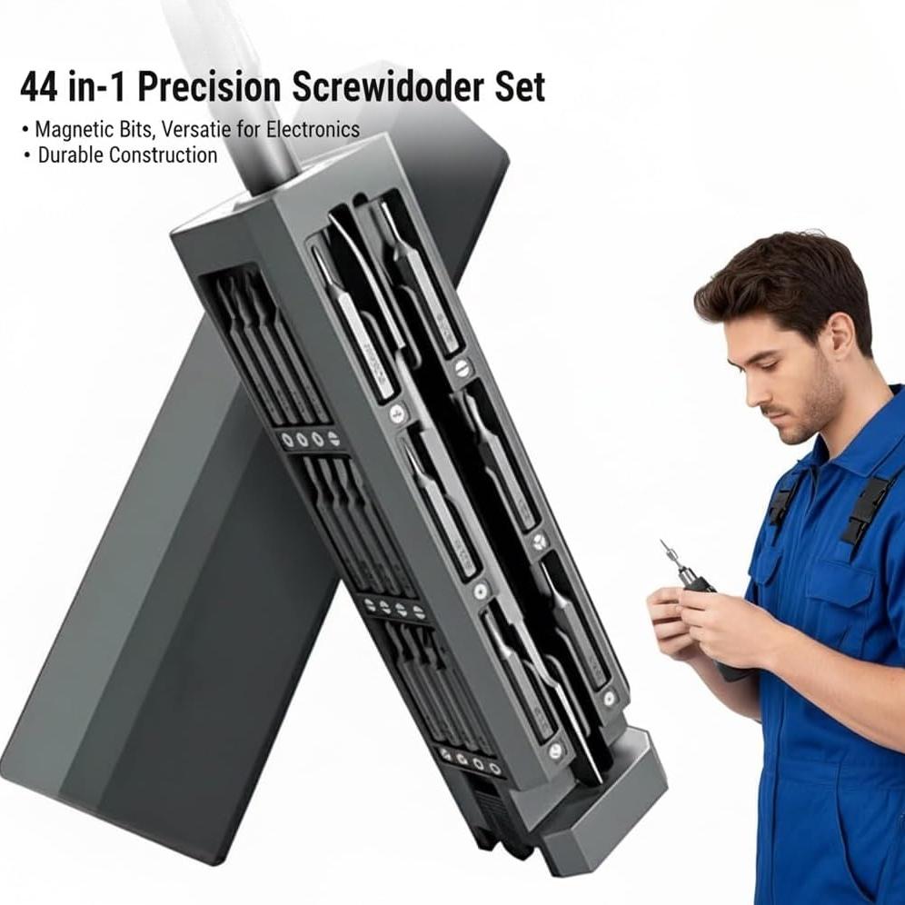 44 in 1 Precision Screwdriver Kit, Magnetic Mini Screwdriver Set, Small Screwdriver Portable Professional Repair Tool