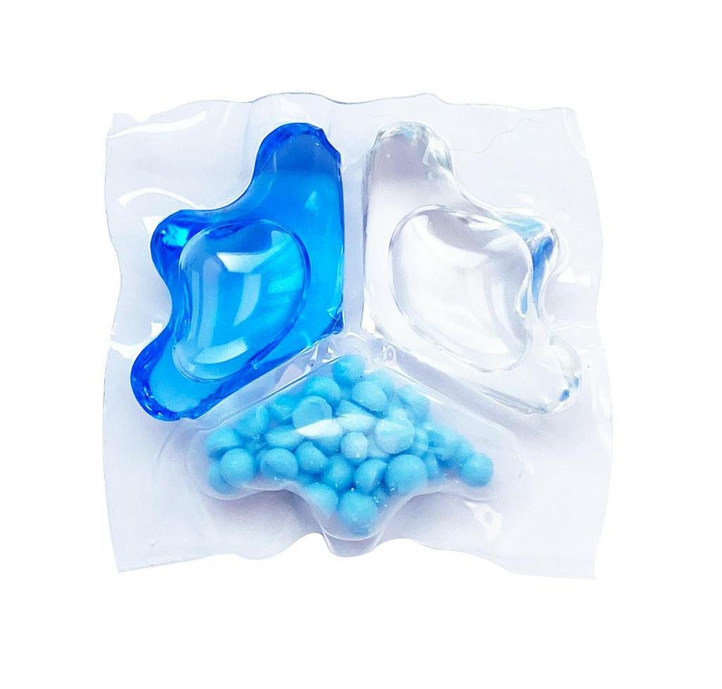 Sechs in eins Waschperlen