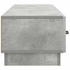 TV Cabinet Concrete Grey 147 x 34.5 x 27 cm Particleboard