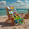 Individuelles ultraweiches Strandtuch mit dem Wiggles-Thema, ideal für Pool - Camping, Tauchen - Perfektes Reiseutensil, Lebendiges Strandtuch.