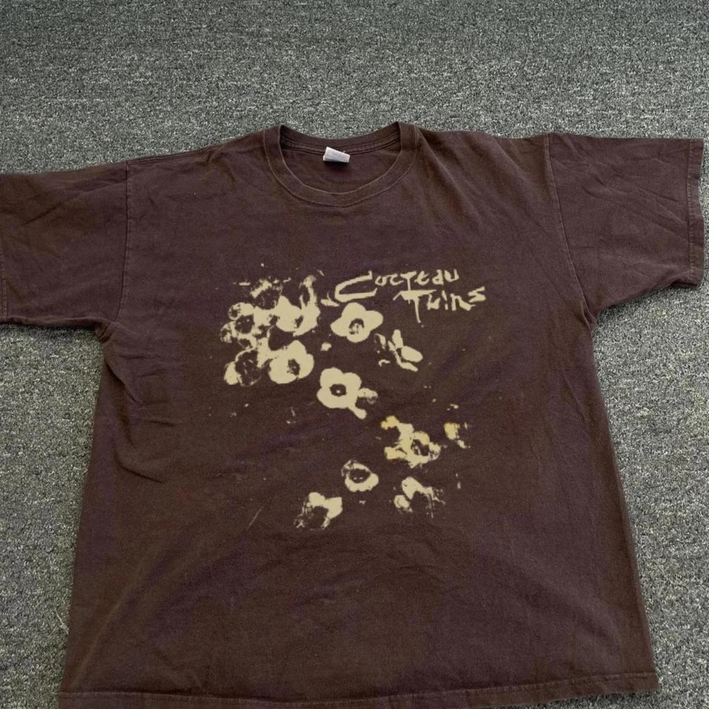 Cocteau Twins Band 90s Remake Dark Brown T Shirt Unisex Tee Unisex T-Shirt