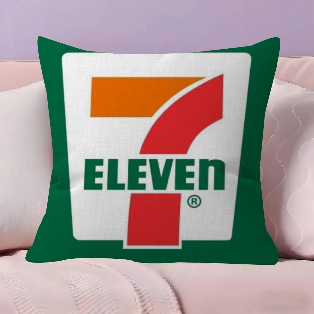 Pillow Gift Home Office Decoration Bedroom Sofa Car Cushion Cover case 45x45 LOGO 7EELEVENS