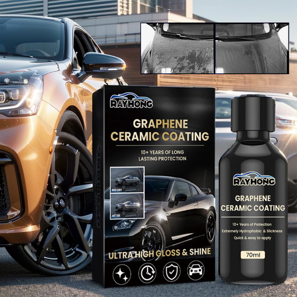 70ml Graphene Ceramic Coating Waterproof Nano Ceramic Coating Graphene Car Paint Care Anti Scratch Hydrophobic Paint Protection