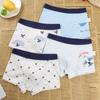 4 Pz/lotto Ragazzi Biancheria Intima di Cotone Bambini Boxer Bambino Bambini Mutandine Slip per Ragazzo Adolescente Mutande 2-12 Anni