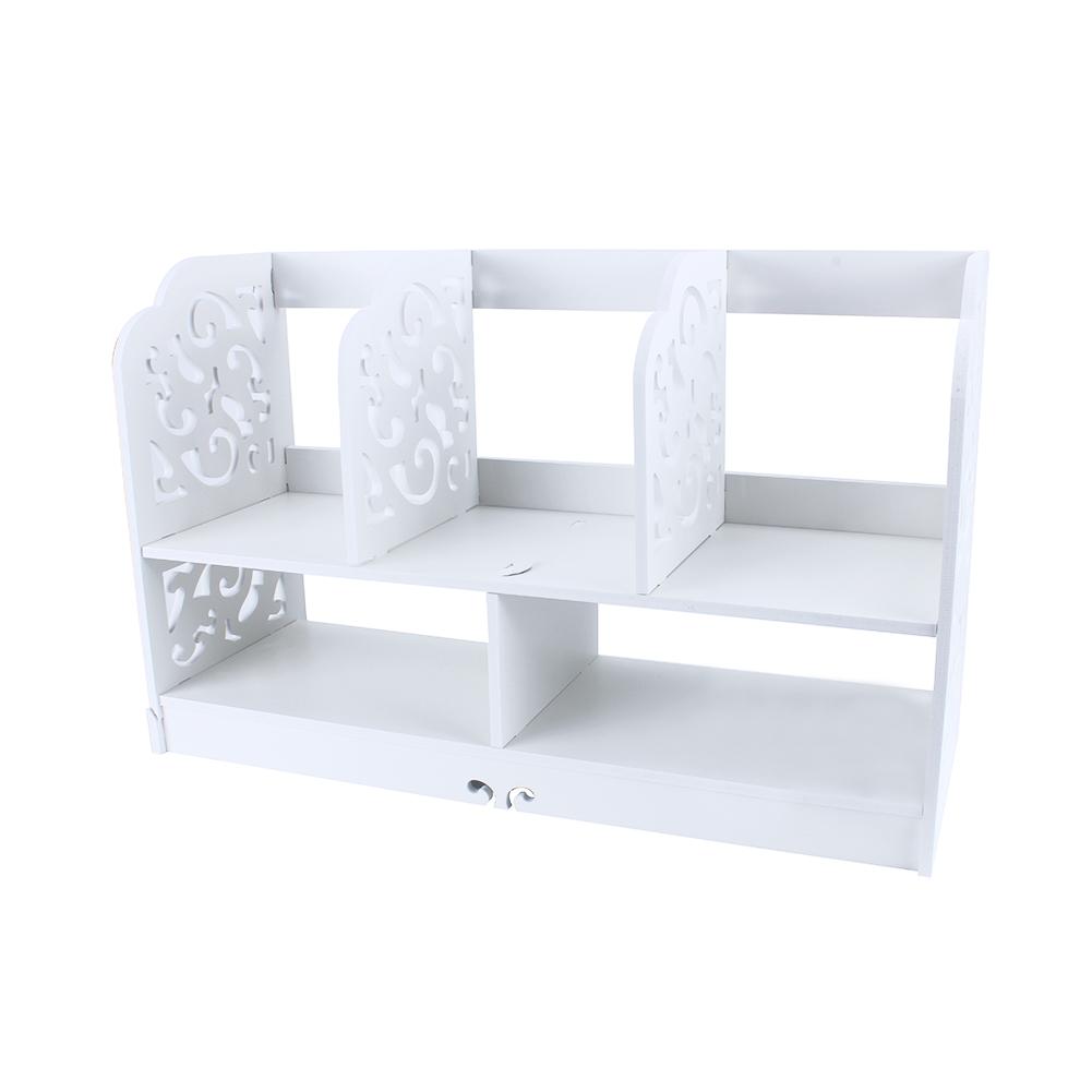 2 Tiers DIY Shelving CD Book Storage Box Unit Display Bookcase Shelf Home Office