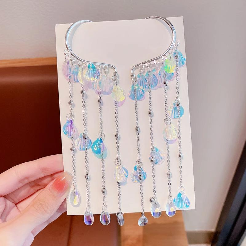 

Кисточка Жемчужная Заколка: Аксессуар для волос ручной работы в виде банта для девочек и принцесс