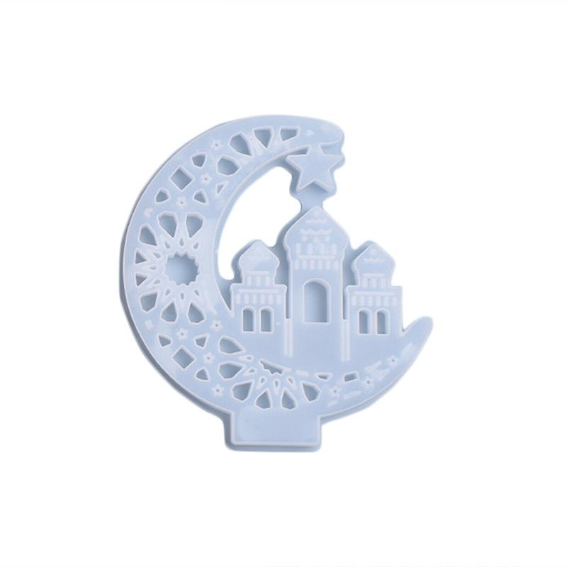 Eid Mubarak Ramadan Decor Silicone Mould Epoxy Resin Casting Mold Jewelry Craft