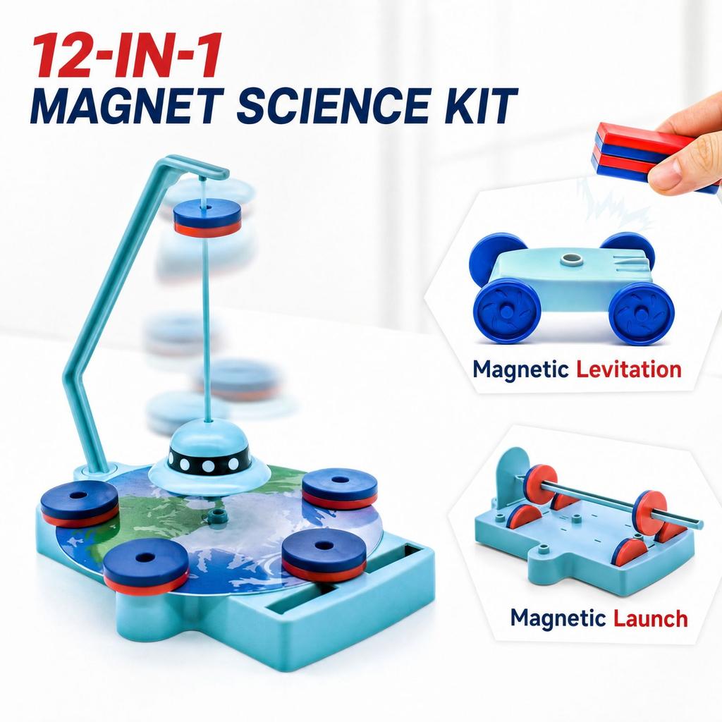 Magnetic Levitation Train Toy with Maglev Effect for Kids