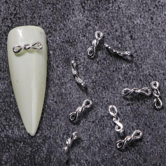 20Pcs Decorative Fade-Resistant Delicate Easy Paste Manicure Decor Twist Nail Ornament Manicure Decor