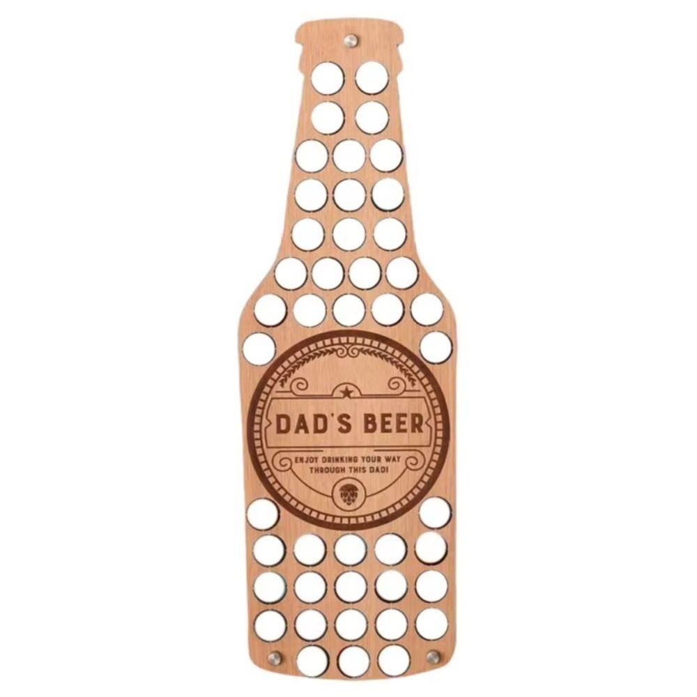 Hanging Craft Beer Cap Holder Wall-mounted Beer Bottle Cover Bracket for Wall Decoration