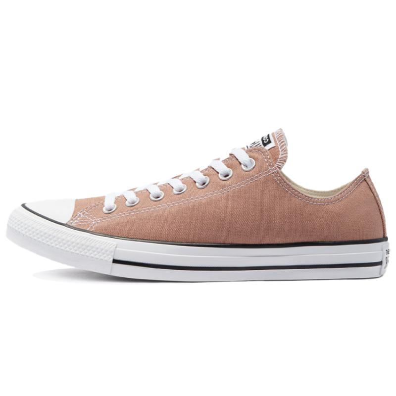 Converse Chuck Taylor All Star Comfortable and Versatile Low-top Canvas Shoes Unisex Coral Pink