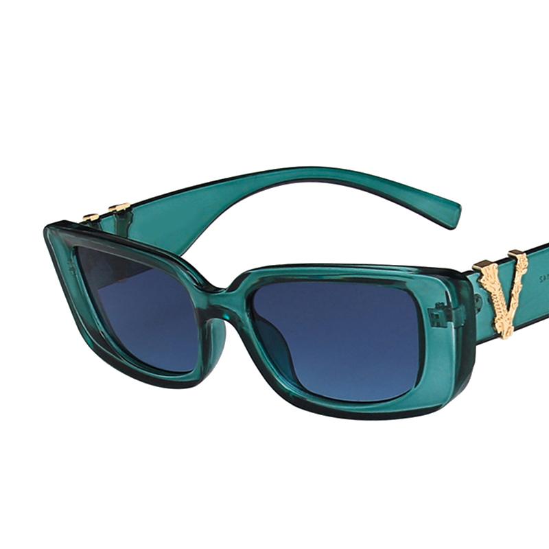 Occhiali da Sole Quadrati Donna Marca di Lusso Viaggio Piccoli Rettangolari Occhiali da Sole Moda Femminile Retro Lunette De Soleil Femme