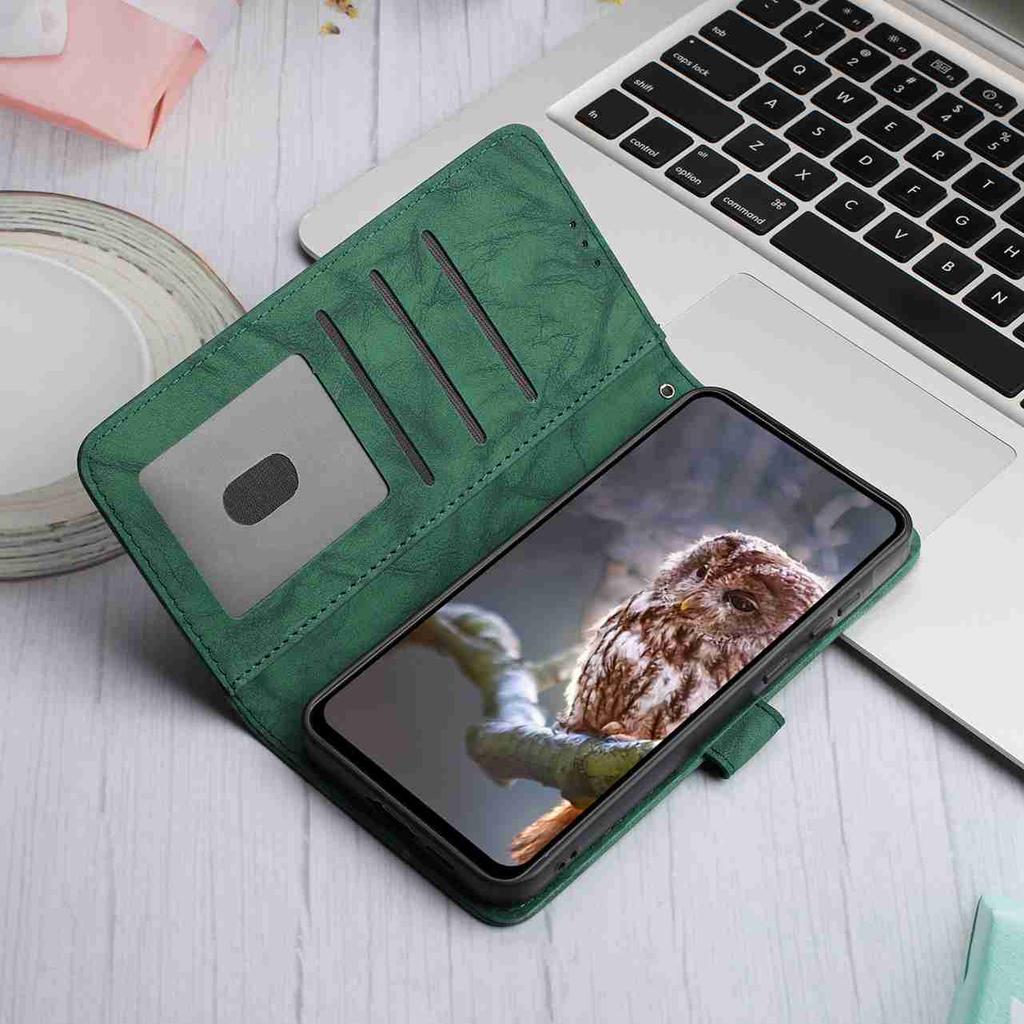 8-Color Owl Embossed Pattern Flip Card Design Wallet Case for Redmi Note 14/Note 12/13C/14C/Xiaomi 14T,Xiaomi 11T,13 Lite,Mi 11 Lite,Poco X6...