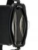 David Jones women's messenger bag, black faux leather