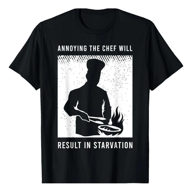 Camiseta Engra?ada Do Chef De Cozinha Dizendo Para Um Chef D S