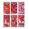 Year of the Horse Lucky Red Envelope: Cute Hand-Drawn Spring Festival Money Bag with Flat Embroidery Style