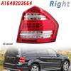 A1648203664: Right Rear Brake Taillight for US Mercedes-Benz GL-Class X164/W164