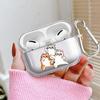 Case For Airpods Pro3 Pro2 2 4 1 3 Pro Clear Earphone Cases Cover Cute Cat