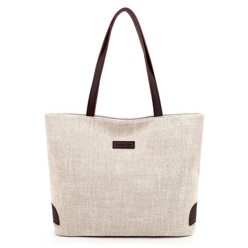 New shoulder bag women s large-capacity women s bag linen tote bag