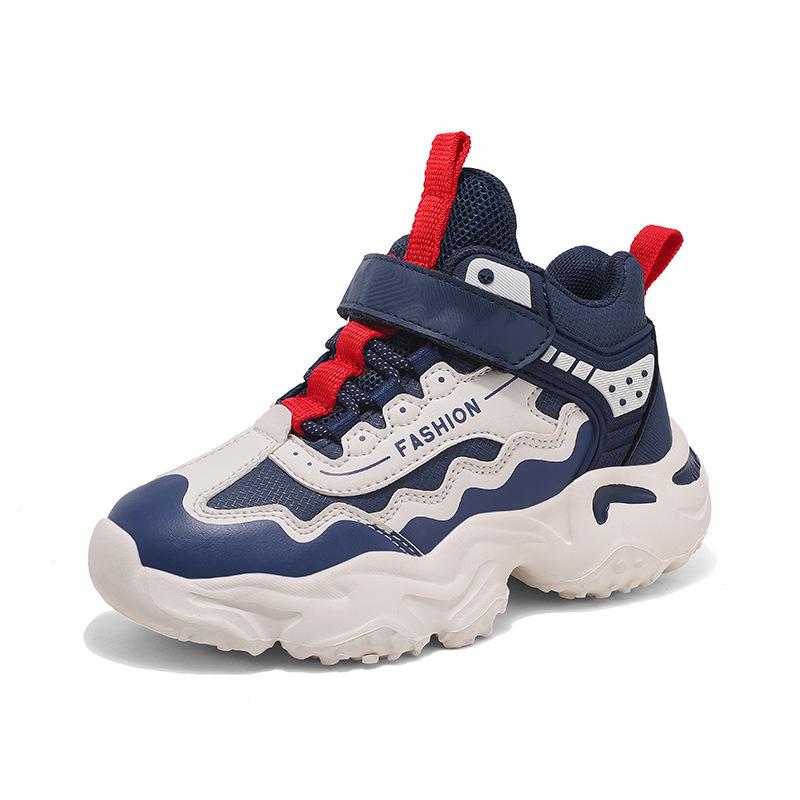 2025 Winter Velvet-Lined Kids' Sports Shoes: Warm, Soft, Casual Shoes for Boys and Girls
